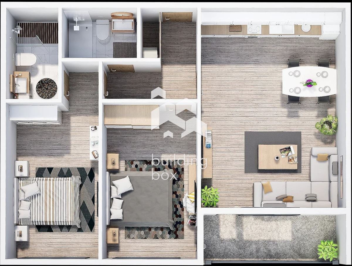 Продава 3-СТАЕН, гр. Пловдив, Христо Смирненски, снимка 3 - Апартаменти - 54136946