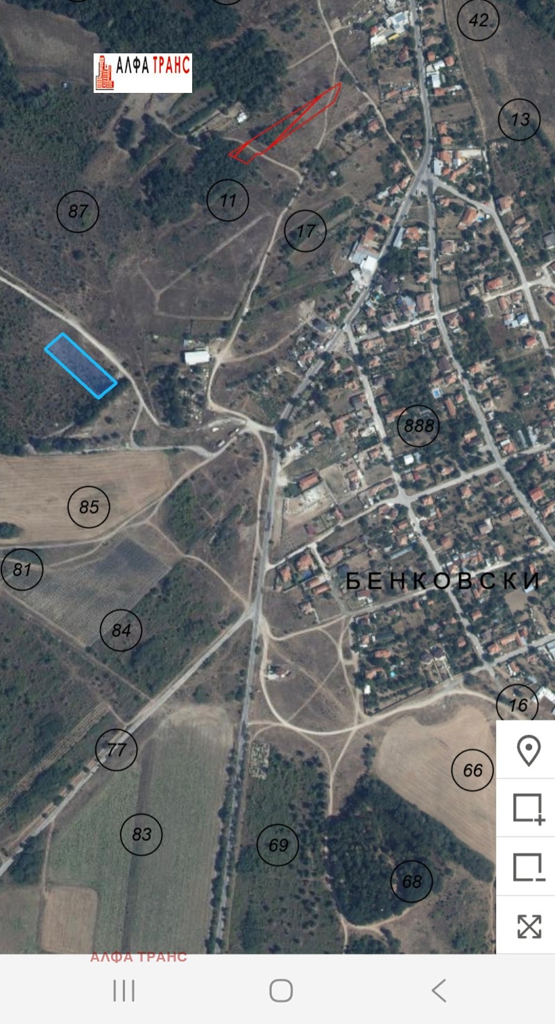 Продава ЗЕМЕДЕЛСКА ЗЕМЯ, с. Бенковски, област Варна, снимка 3 - Земеделска земя - 53113427