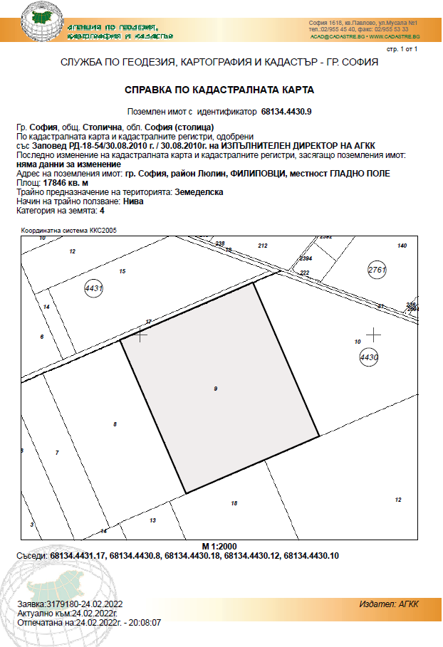 Продава ПАРЦЕЛ, гр. София, Република, снимка 2 - Парцели - 48373514