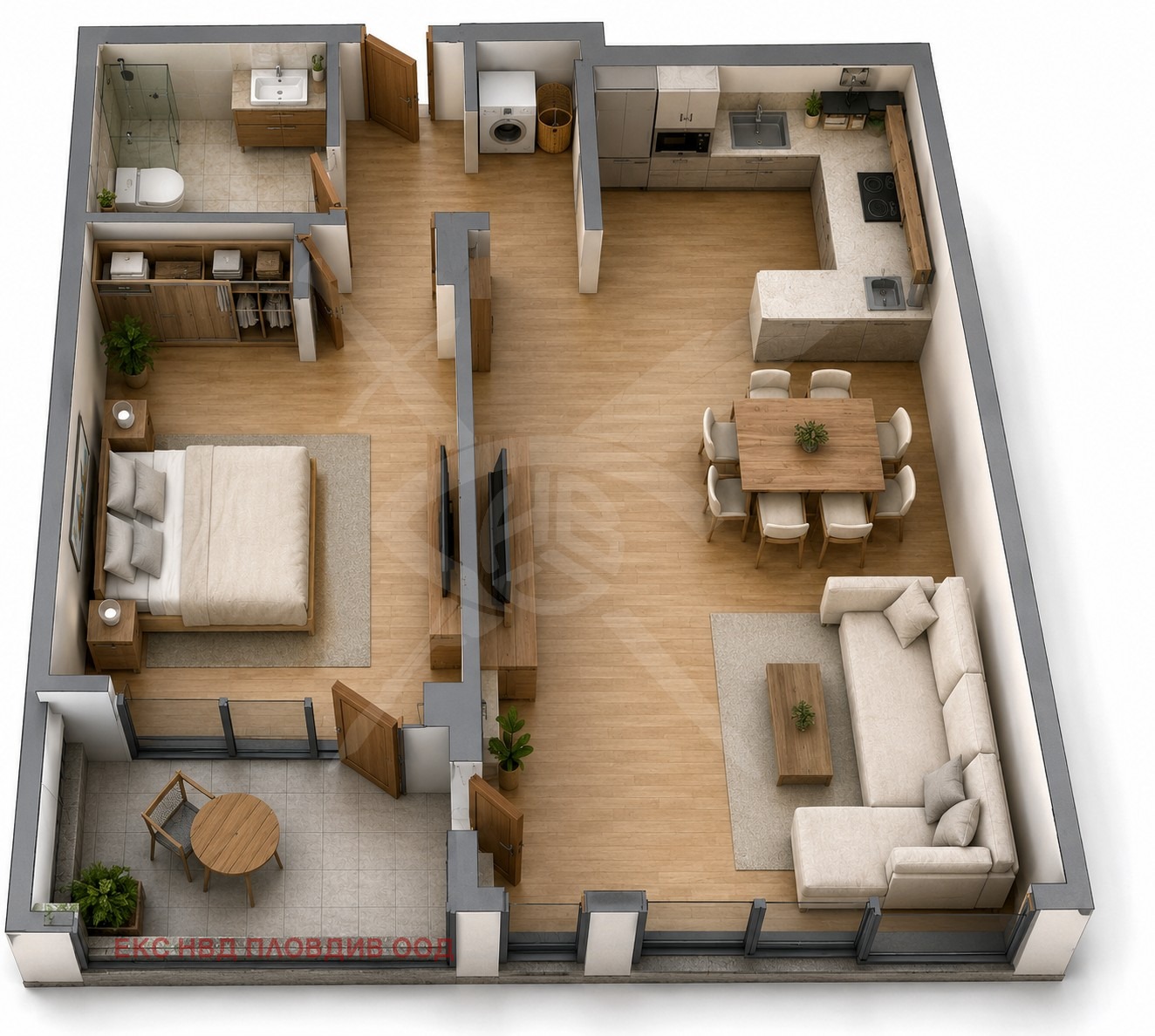 Продава  2-стаен град Пловдив , Тракия , 77 кв.м | 85253039