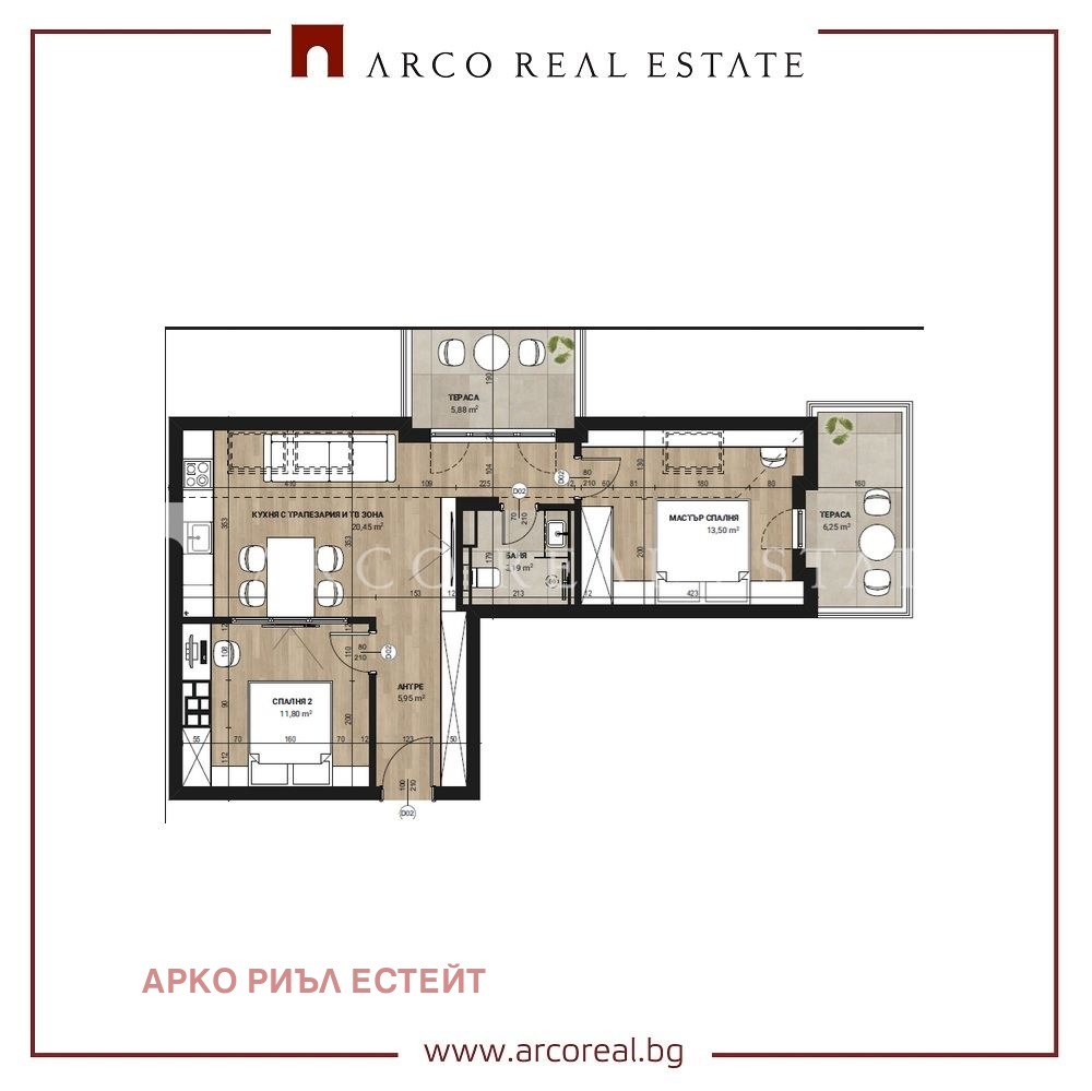 Продава 3-СТАЕН, гр. София, Модерно предградие, снимка 3 - Апартаменти - 54143756