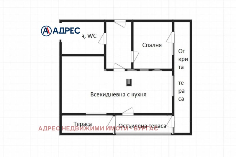 Продава 2-СТАЕН, гр. Бургас, Лазур, снимка 1 - Aпартаменти - 49316160