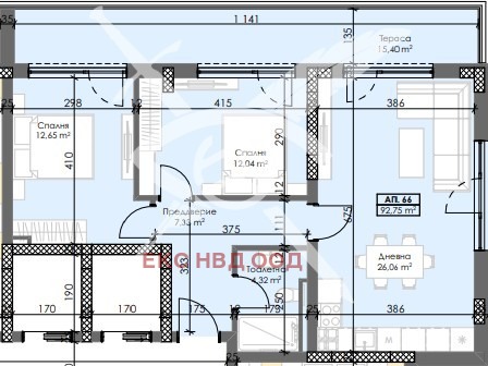 À vendre  2 chambres Plovdiv , Trakiya , 109 m² | 17437611