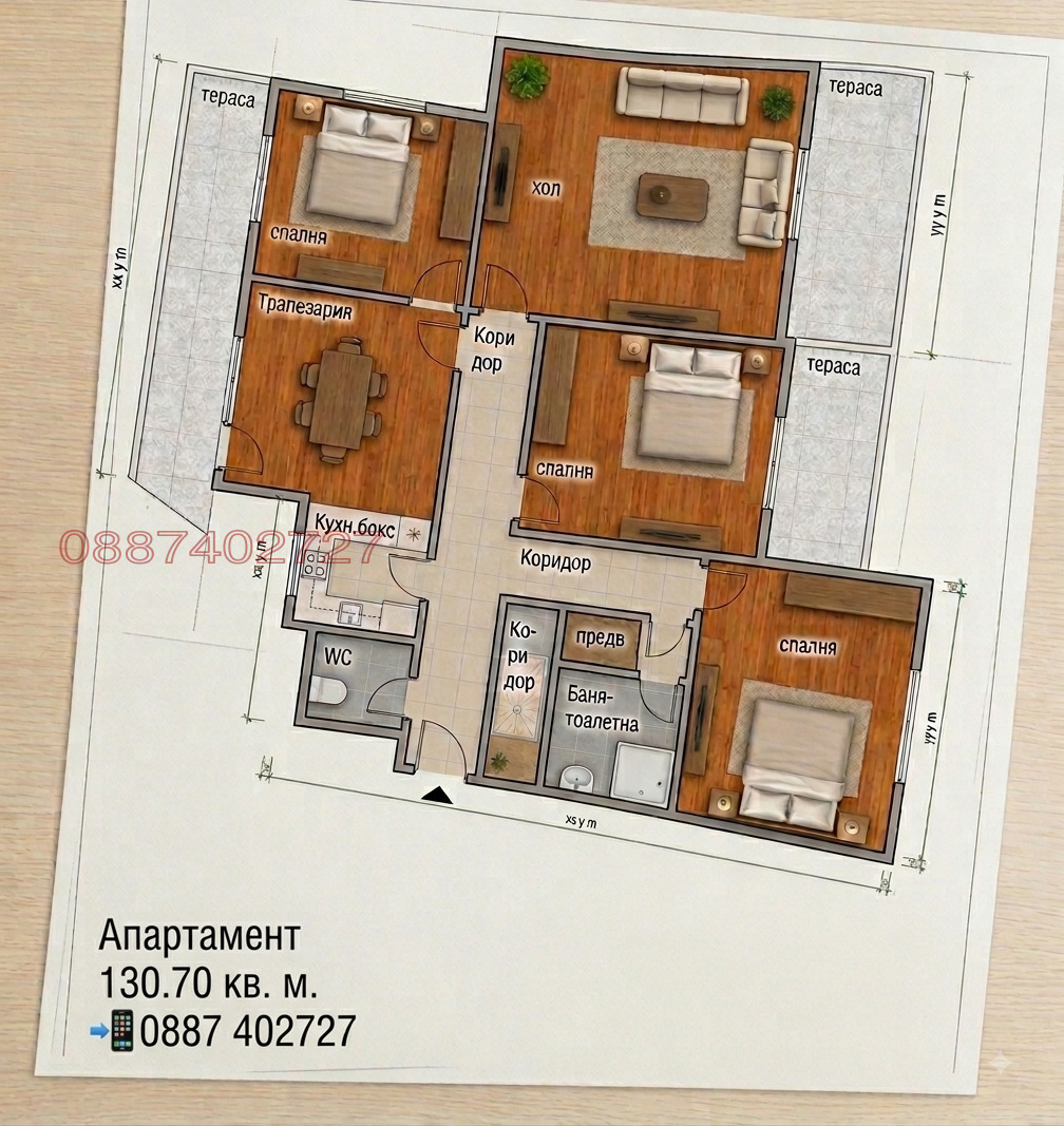 Продава МНОГОСТАЕН, гр. Силистра, Юг, снимка 2 - Апартаменти - 55289174