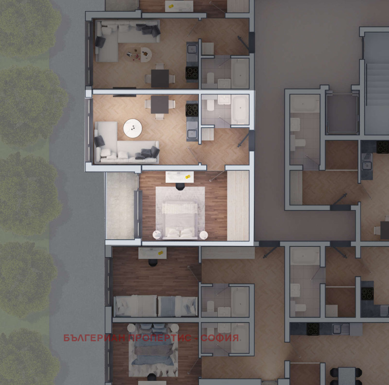 Продава 2-СТАЕН в град София, Дружба 2 - 70 кв.м / 150 142 € » 293 652.23 лв., БЪЛГЕРИАН ПРОПЕРТИС - СОФИЯ