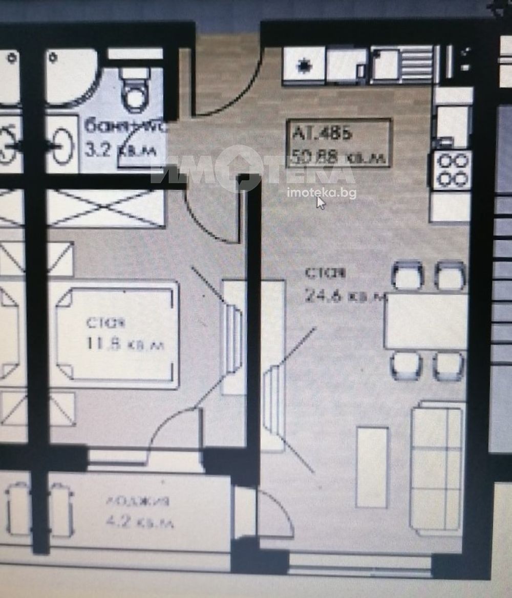 Продава 2-СТАЕН, гр. София, Дружба 2, снимка 3 - Апартаменти - 53948274