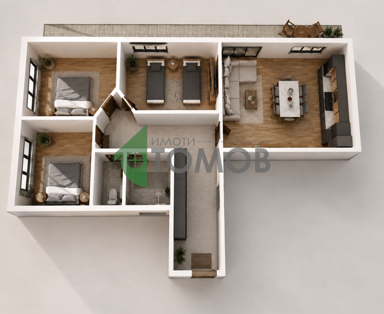 Продава 4-СТАЕН, гр. Шумен, 2-ри корпус, снимка 17 - Апартаменти - 55007923
