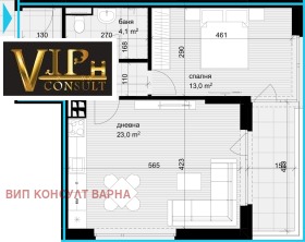 Продава 2-стаен град Варна Аспарухово - [1] 