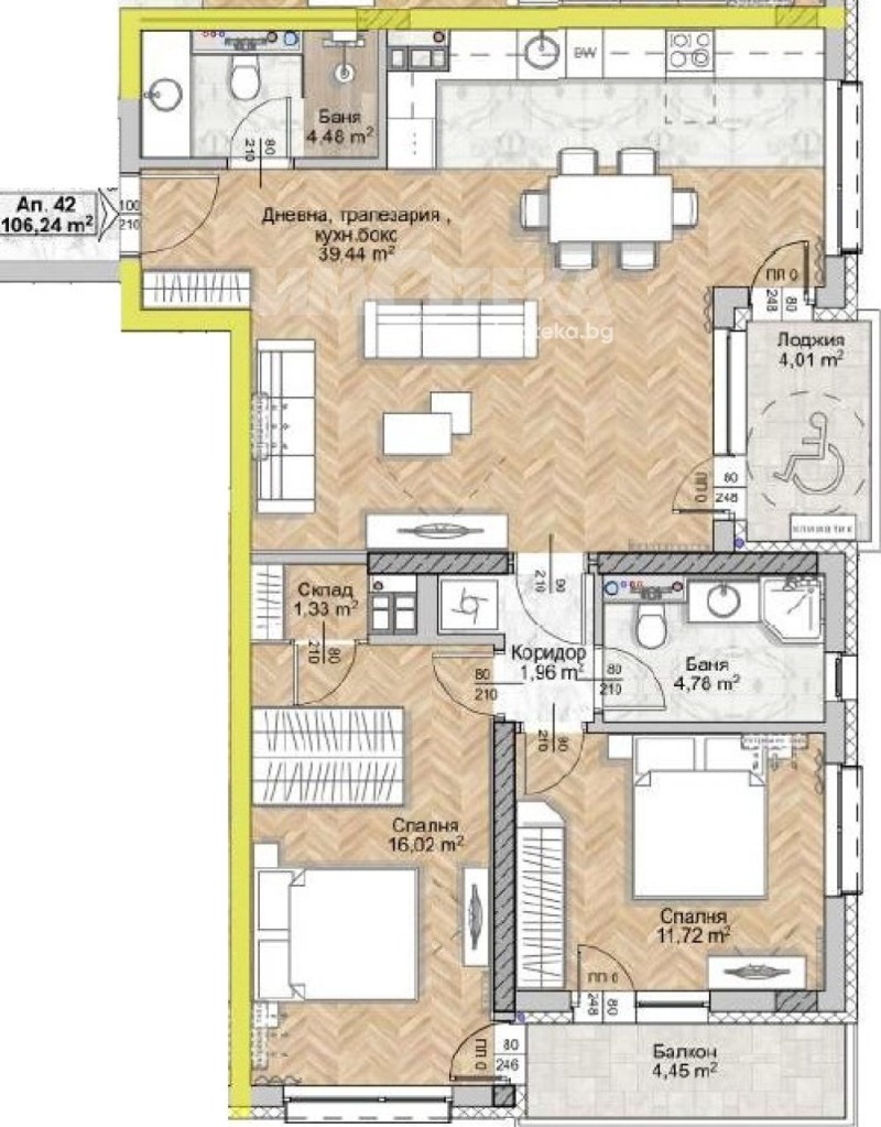 Продава 3-СТАЕН, град София, Люлин 8 • 252704 € / 494246.06 лв. • 82963790 1