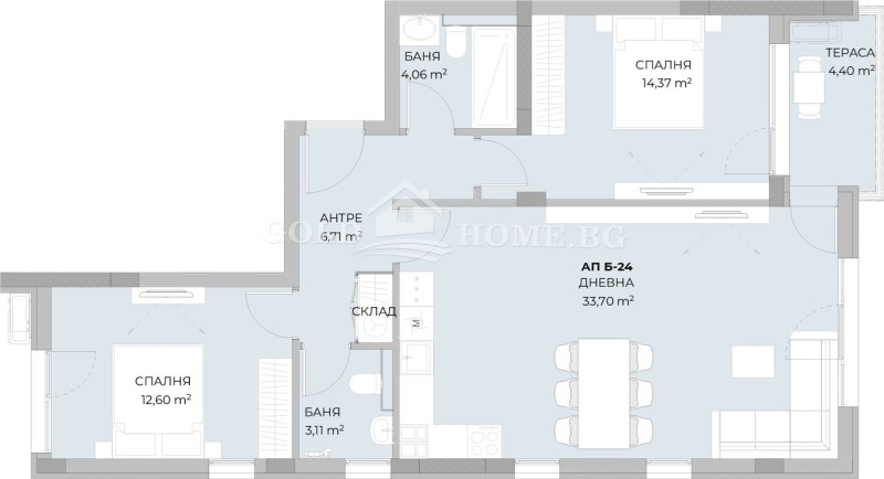 Продава 3-СТАЕН, гр. Пловдив, Остромила, снимка 4 - Апартаменти - 53175480