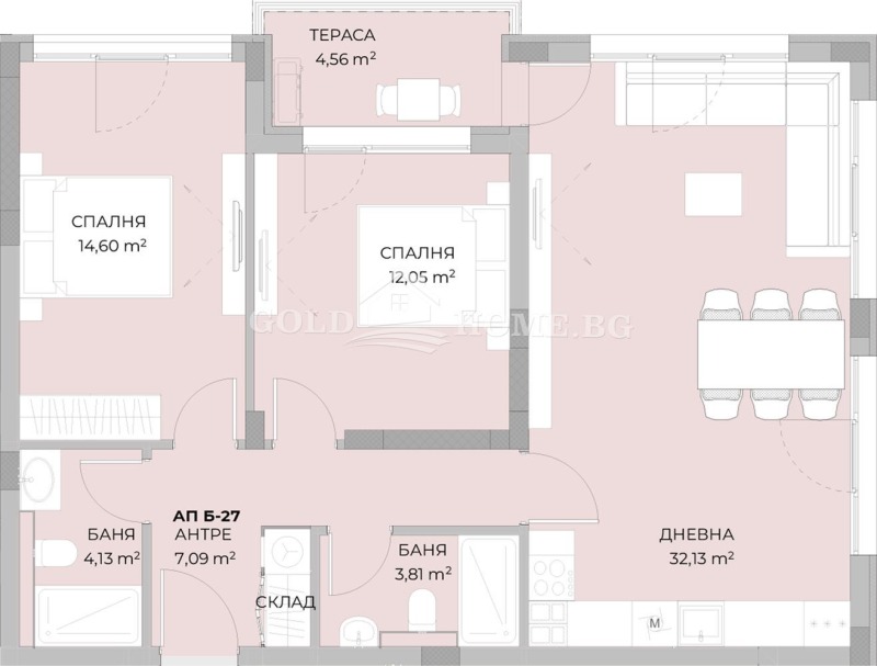 Продава 3-СТАЕН, гр. Пловдив, Остромила, снимка 3 - Апартаменти - 53175480