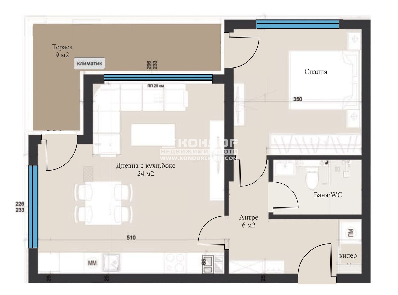 Продава 2-СТАЕН, гр. Пловдив, Въстанически, снимка 2 - Апартаменти - 44544128
