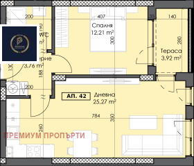 2-стаен град Пловдив, Тракия 1