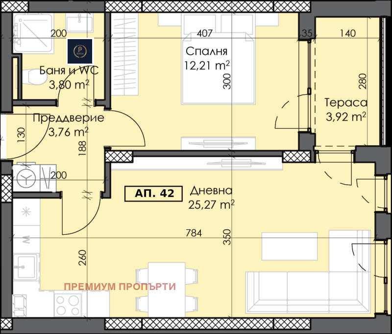 Продава 2-СТАЕН, гр. Пловдив, Тракия, снимка 1 - Aпартаменти - 49163938