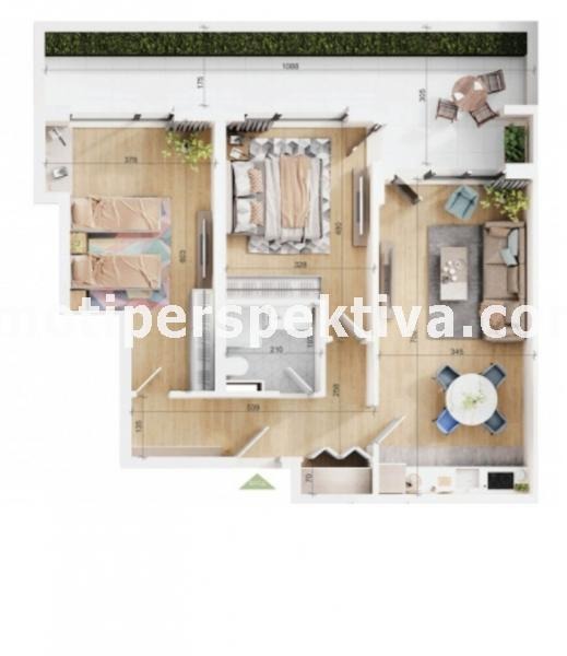 Te koop  2 slaapkamers Plovdiv , Trakija , 102 m² | 11363585 - afbeelding [2]