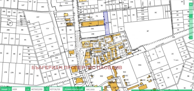 Myytävänä  Juoni Plovdiv , Industrialna zona - Sever , 5797 neliömetriä | 25882647