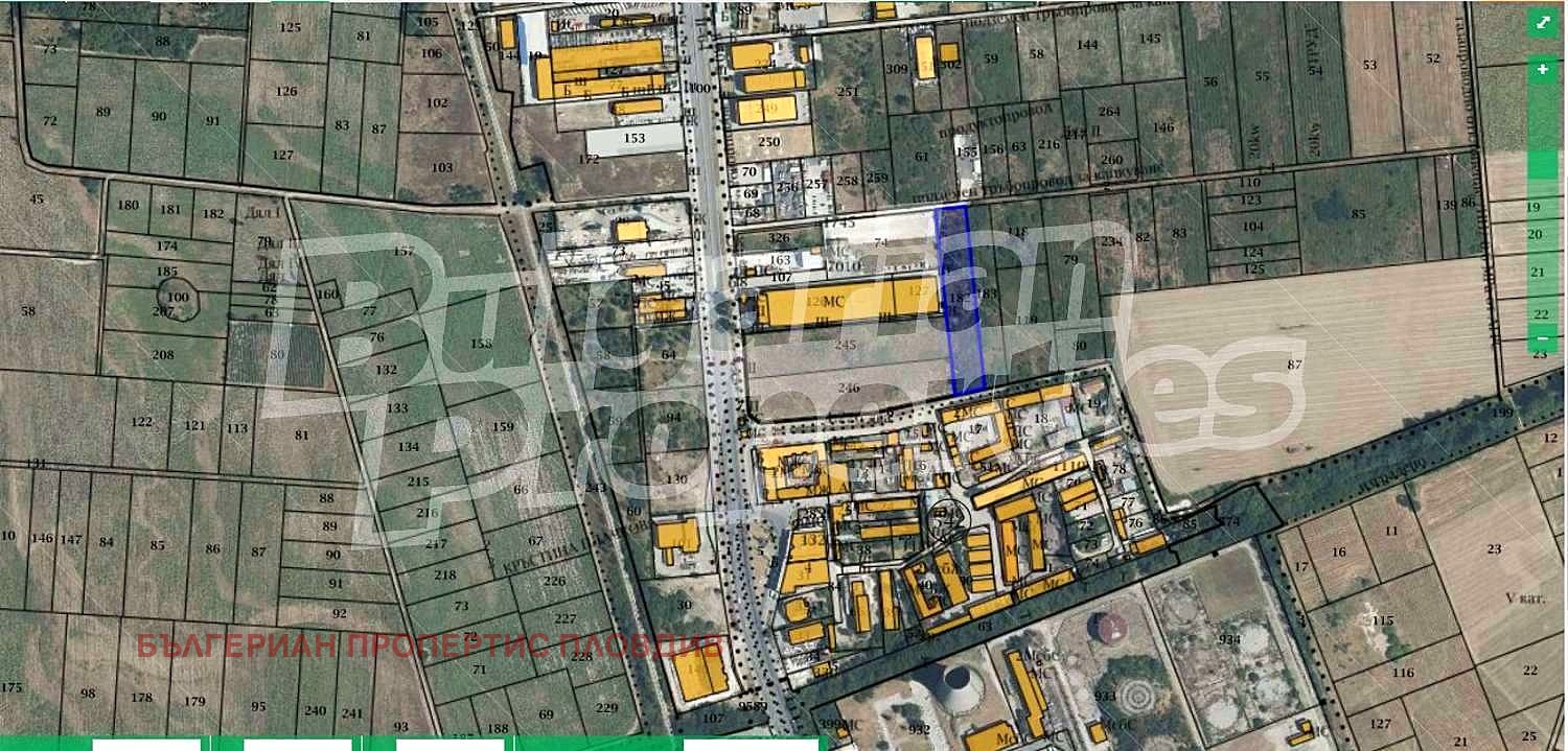 Продава ПАРЦЕЛ, гр. Пловдив, Индустриална зона - Север, снимка 2 - Парцели - 47409117
