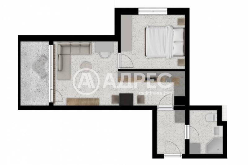 Продава 2-СТАЕН, гр. София, Дружба 2, снимка 3 - Апартаменти - 53163624
