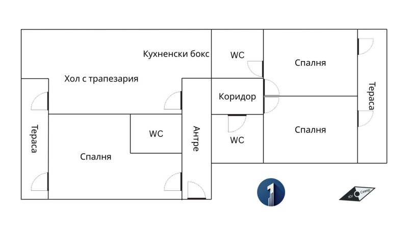 Продава 4-СТАЕН, гр. София, Манастирски ливади, снимка 16 - Апартаменти - 53350295