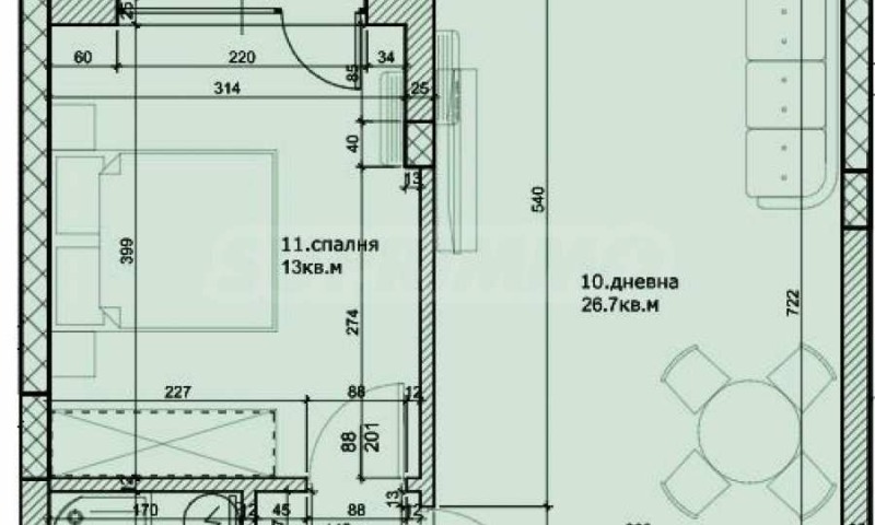 Продава  2-стаен град Пловдив , Остромила , 65 кв.м | 99467798 - изображение [5]