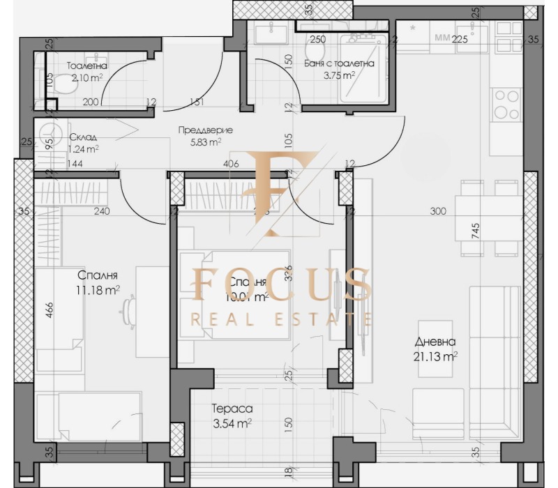 Продава 3-СТАЕН, гр. Пловдив, Кършияка, снимка 2 - Апартаменти - 53268085