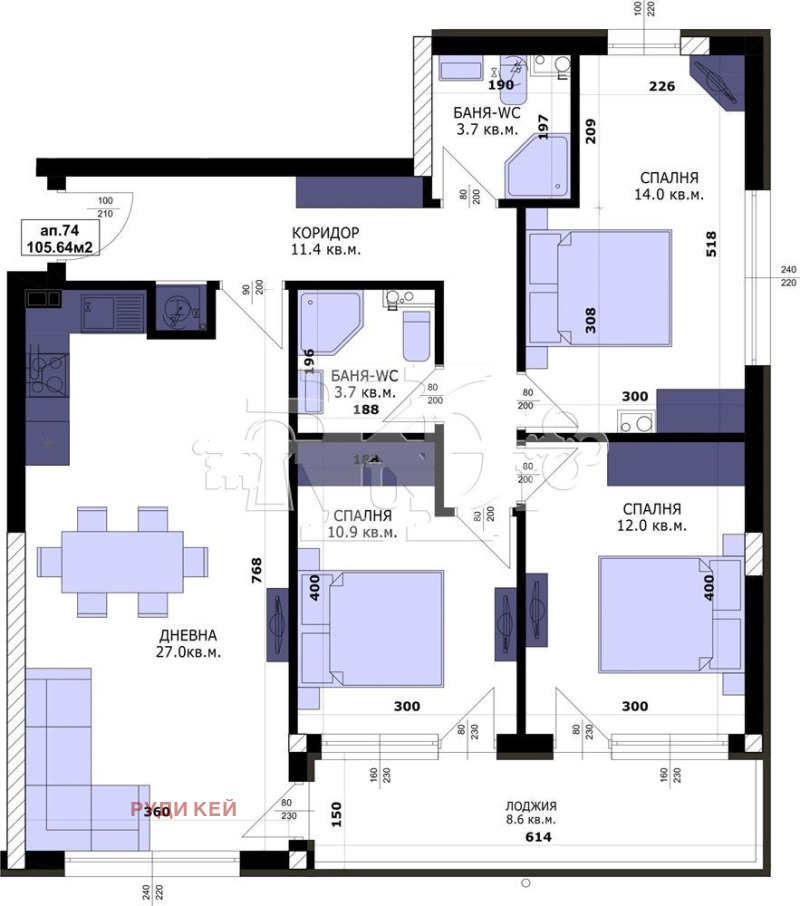 Продава 4-СТАЕН, гр. Варна, Кайсиева градина, снимка 1 - Aпартаменти - 49196884