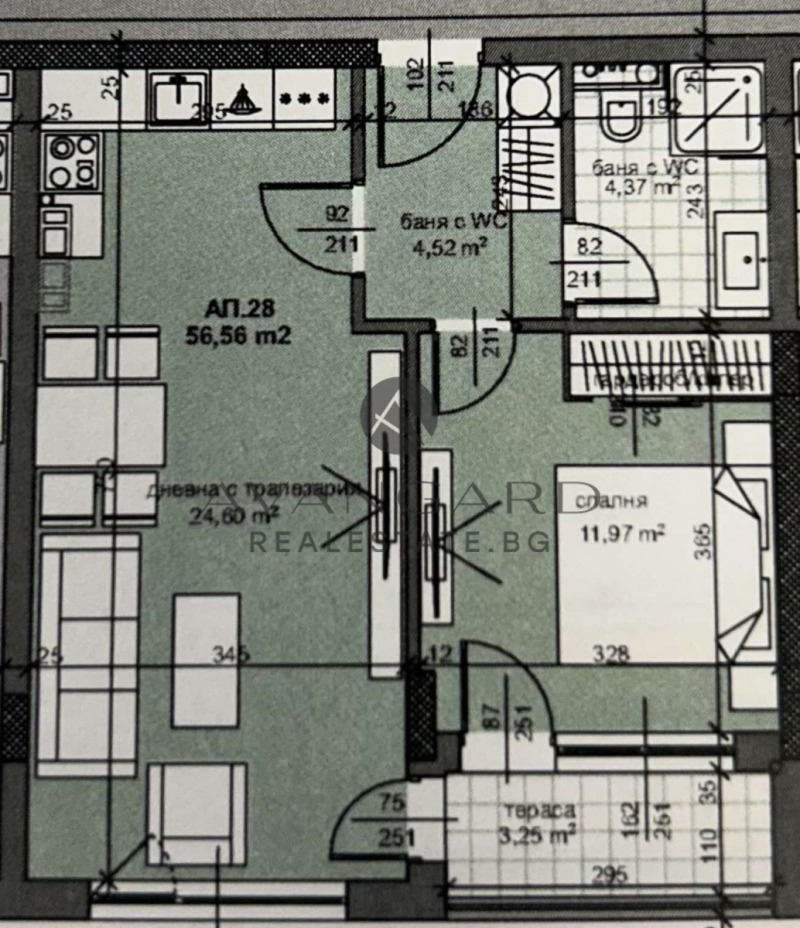 Na sprzedaż  1 sypialnia Plowdiw , Trakija , 65 mkw | 59997872 - obraz [7]