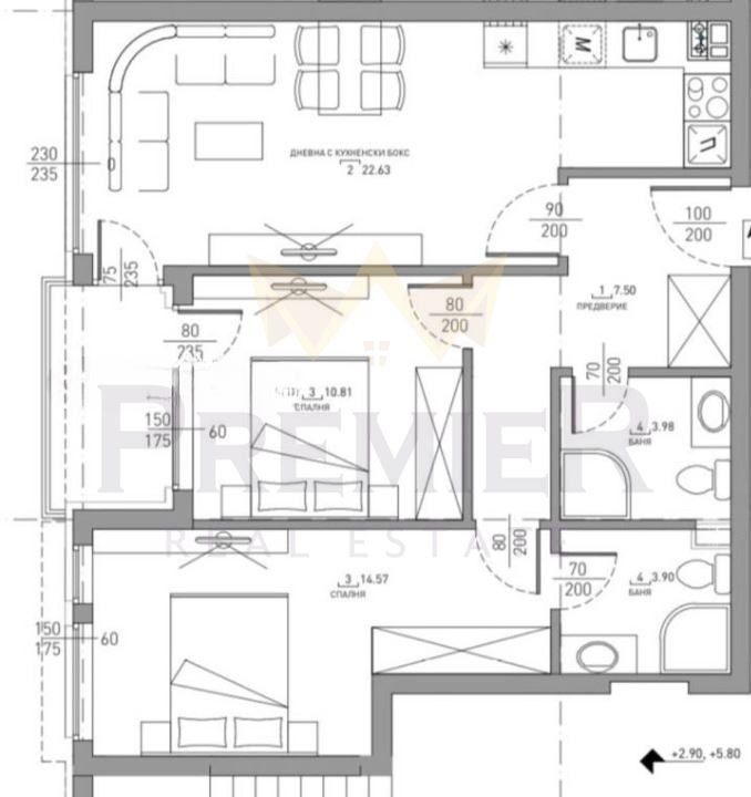 Продава 3-СТАЕН, гр. София, Малинова долина, снимка 11 - Апартаменти - 53041836