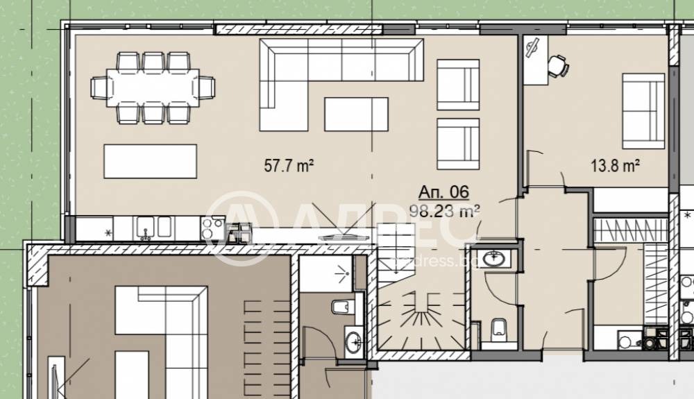 Продава МНОГОСТАЕН, гр. София, Кръстова вада, снимка 2 - Апартаменти - 54110934