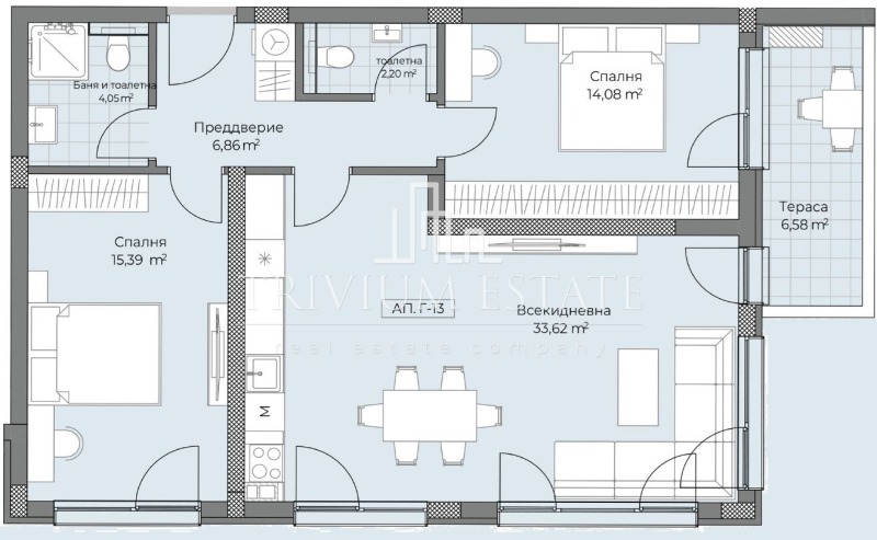 Продава 3-СТАЕН, гр. Пловдив, Южен, снимка 3 - Апартаменти - 52746408