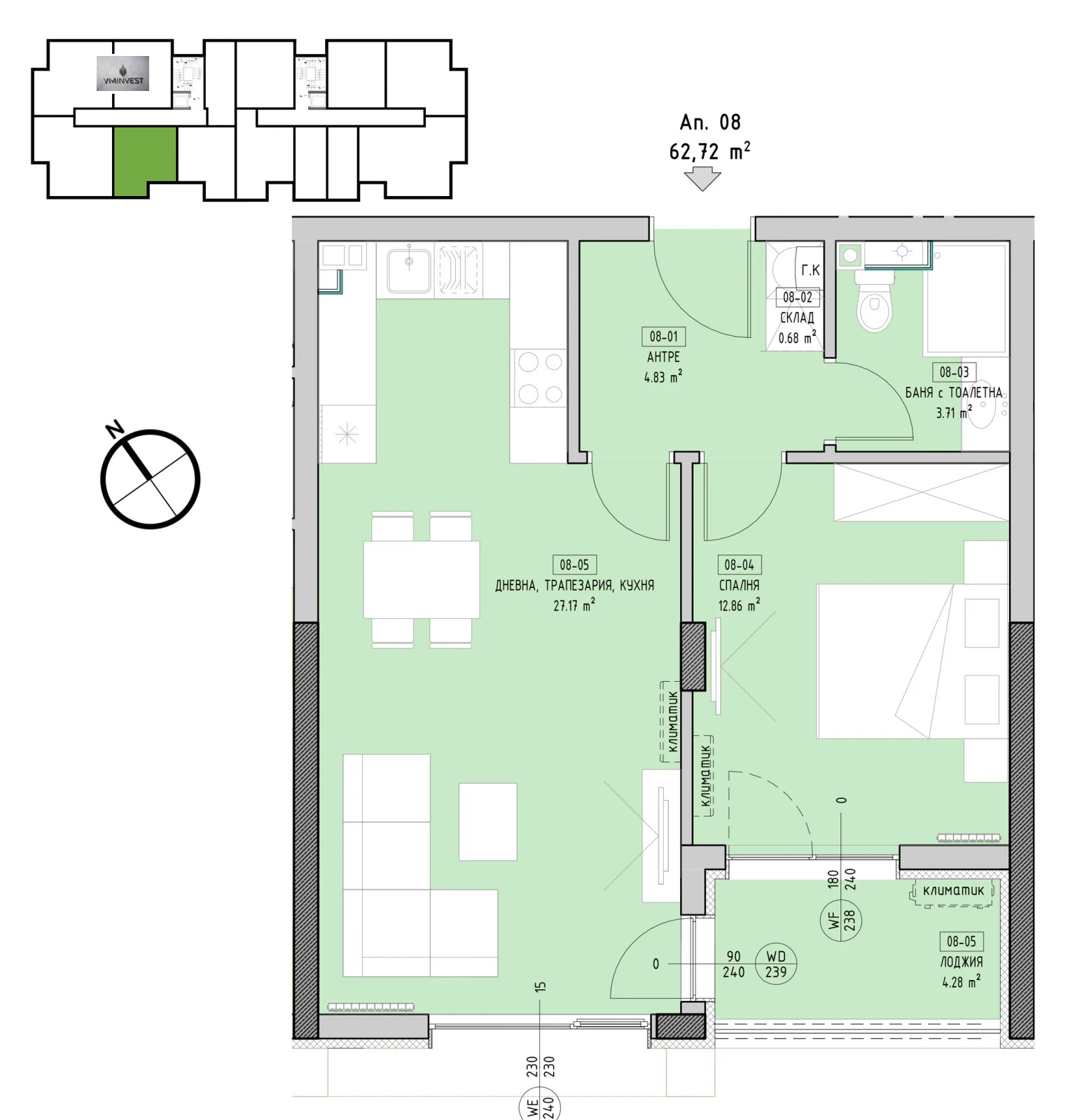 Продава 2-СТАЕН, гр. София, Малинова долина, снимка 5 - Апартаменти - 53244196