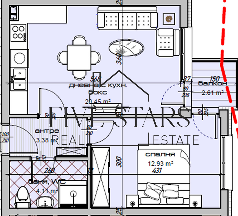 Продава 2-СТАЕН, гр. Варна, Изгрев, снимка 5 - Апартаменти - 54106266