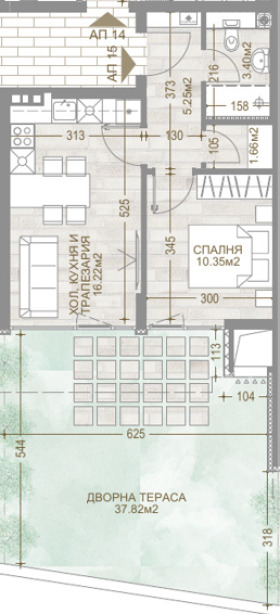Продава 2-СТАЕН, гр. София, Манастирски ливади, снимка 12