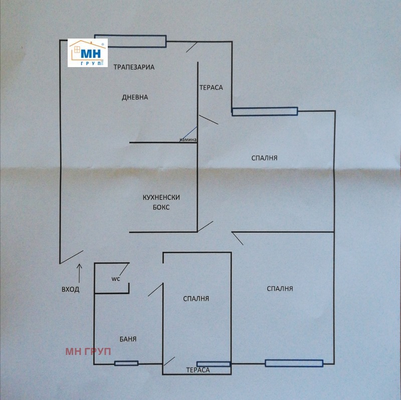 De vânzare  3 dormitoare Sofia , Țentâr , 105 mp | 45168715 - imagine [17]