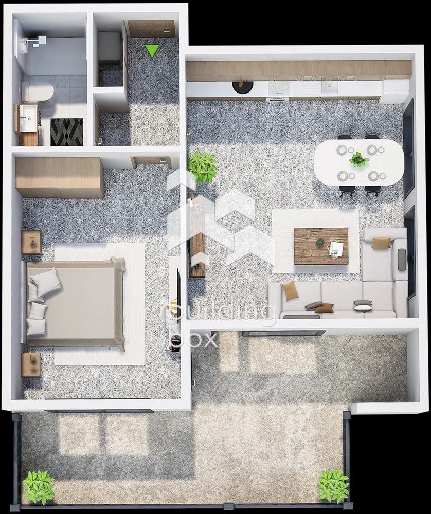 Продава 2-СТАЕН, гр. Пловдив, Христо Смирненски, снимка 2 - Апартаменти - 54383420