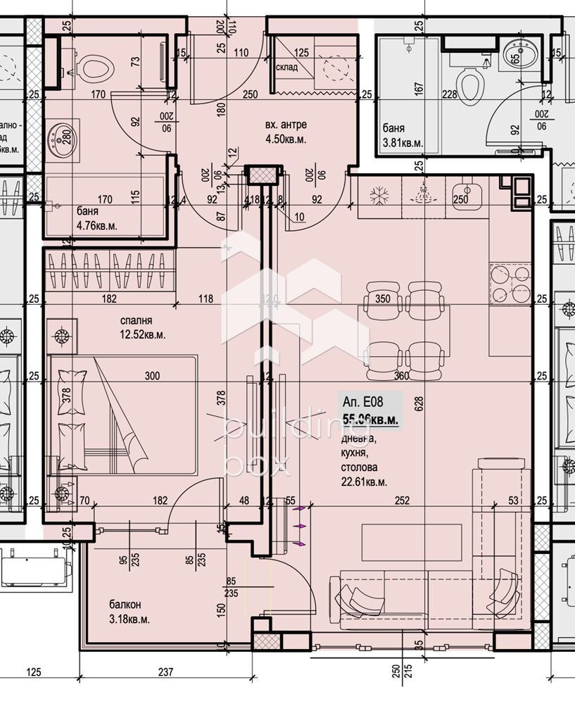 Продава 2-СТАЕН, гр. Пловдив, Остромила, снимка 6 - Апартаменти - 54677834