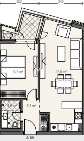 Продава 2-СТАЕН, гр. София, Манастирски ливади, снимка 5 - Апартаменти - 55393864