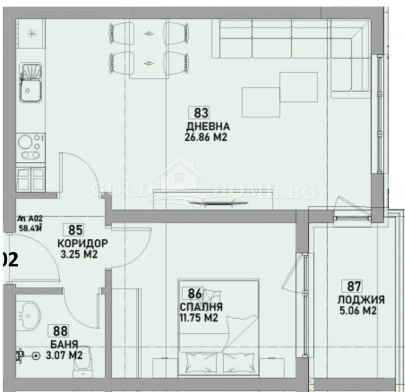 Продава 2-СТАЕН, гр. Пловдив, Южен, снимка 2 - Апартаменти - 53070423