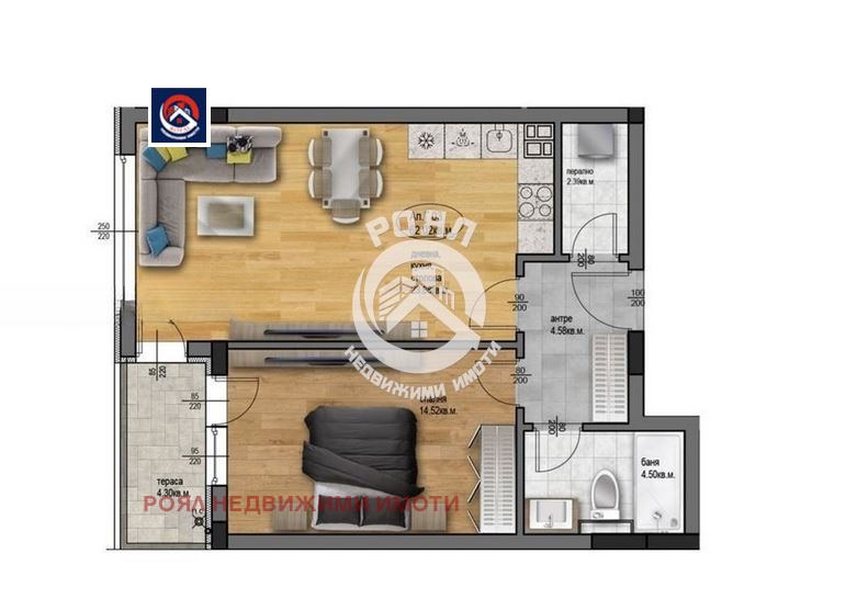 Продава 2-СТАЕН, гр. Пловдив, Остромила, снимка 2 - Апартаменти - 53986339