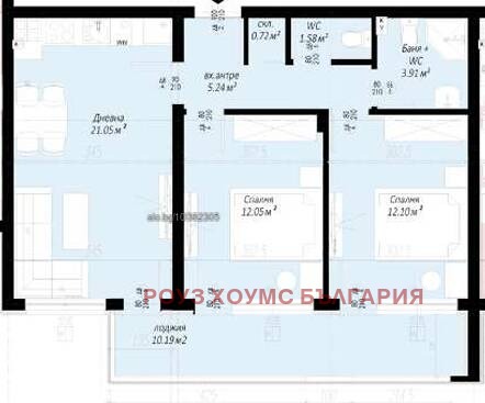 Til salg  2 soveværelser Plovdiv , Belomorski , 91 kvm | 11126406 - billede [2]