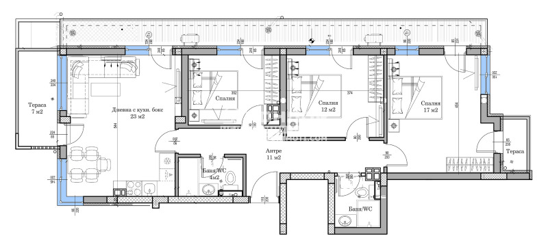 Продава  Многостаен град Пловдив , Въстанически , 145 кв.м | 72729344 - изображение [5]