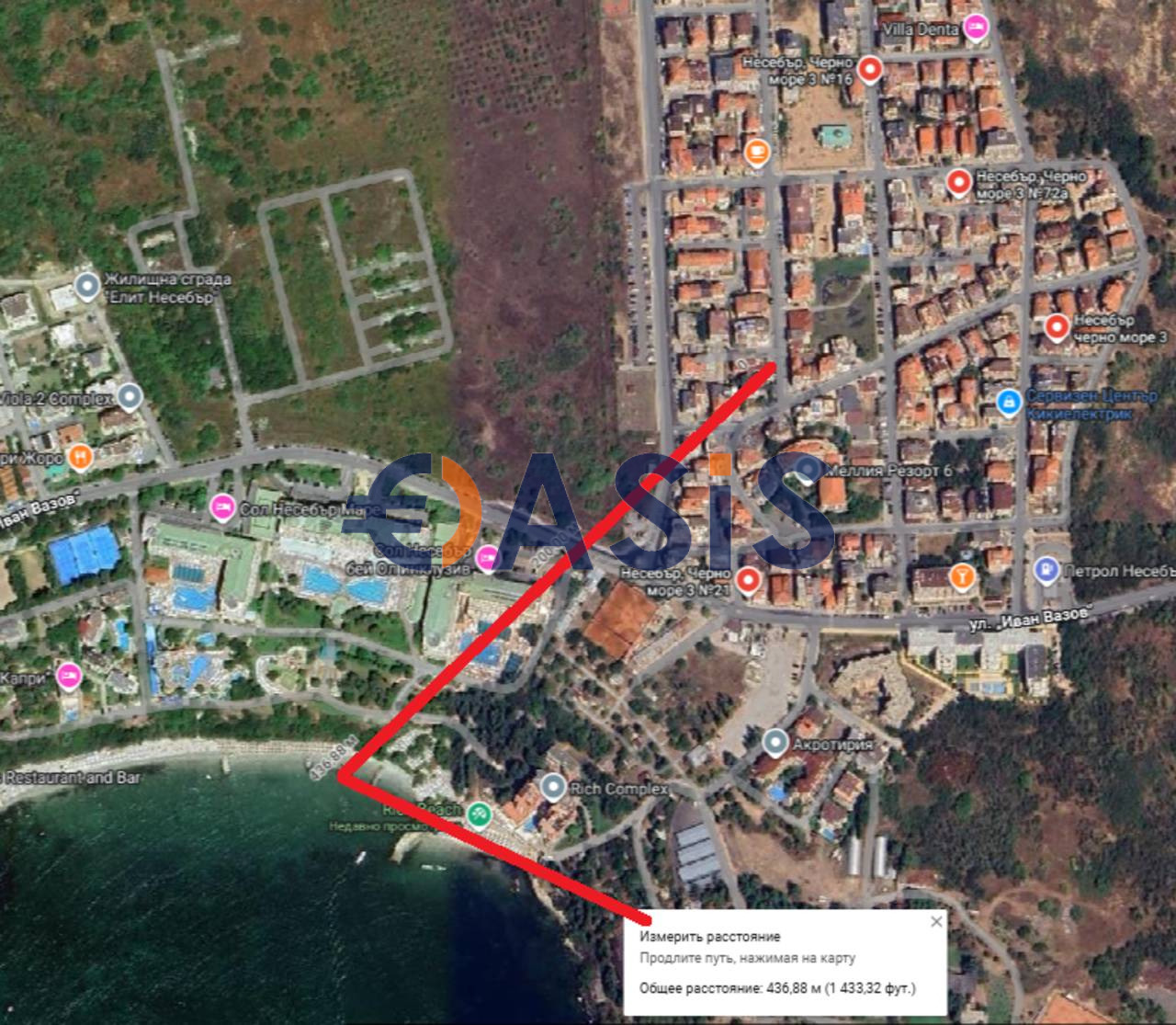 Продава 2-СТАЕН, гр. Несебър, област Бургас, снимка 14 - Апартаменти - 54689206