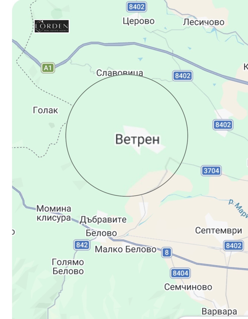 Продава ПАРЦЕЛ, гр. Ветрен, област Пазарджик, снимка 2 - Парцели - 54224423
