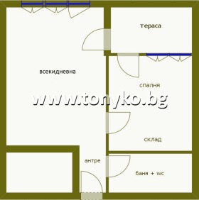 1 bedroom Ostromila, Plovdiv 2