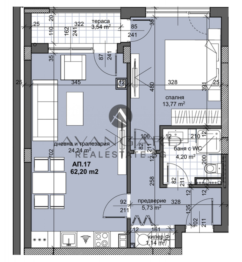 Продава 2-СТАЕН, гр. Пловдив, Тракия, снимка 1 - Aпартаменти - 48303872