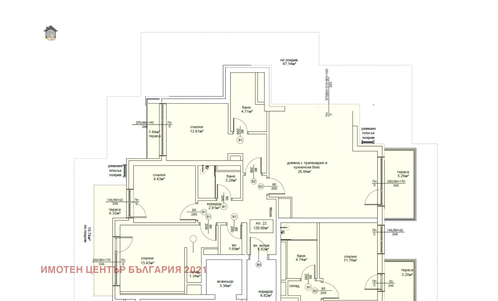 Продава 4-СТАЕН, гр. София, Овча купел 1, снимка 8 - Апартаменти - 54465254