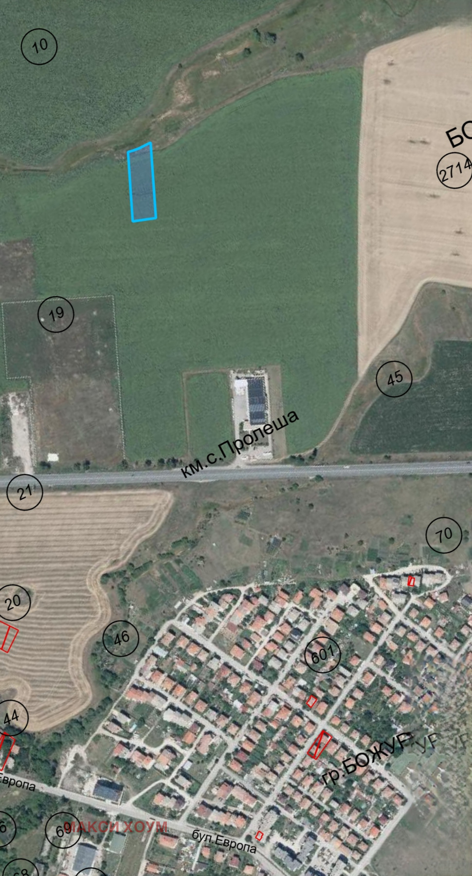 Продава ПАРЦЕЛ, с. Пролеша, област София област, снимка 2 - Парцели - 54199440