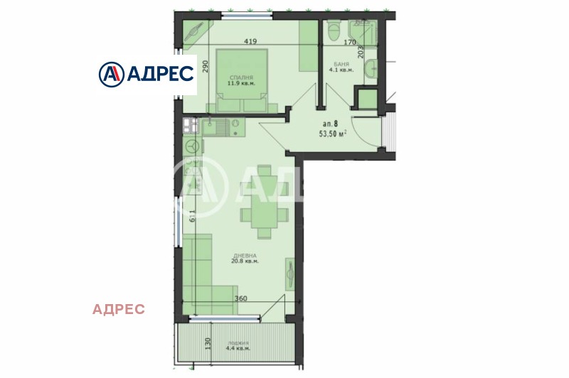 Продава 2-СТАЕН, гр. Варна, Възраждане 4, снимка 2 - Апартаменти - 53009451