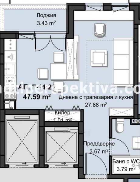 For Sale  Studio Plovdiv , Hristo Smirnenski , 57 sq.m | 19121284 - image [6]