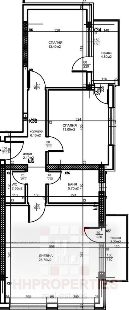 Продава  3-стаен град Пловдив , Тракия , 106 кв.м | 77963124